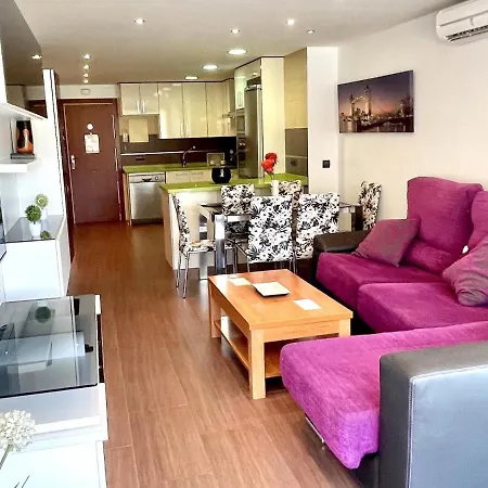 Apartbeach Europeos Junto Playa Climatizado Con Gran Terraza Y Muy Luminoso La Pineda